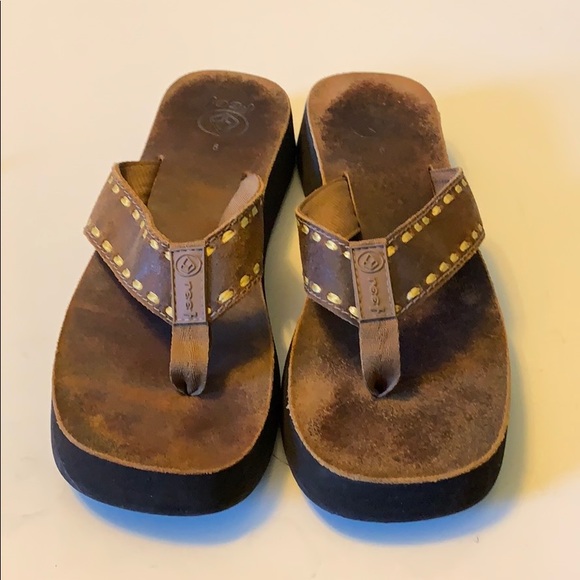 reef platform sandals